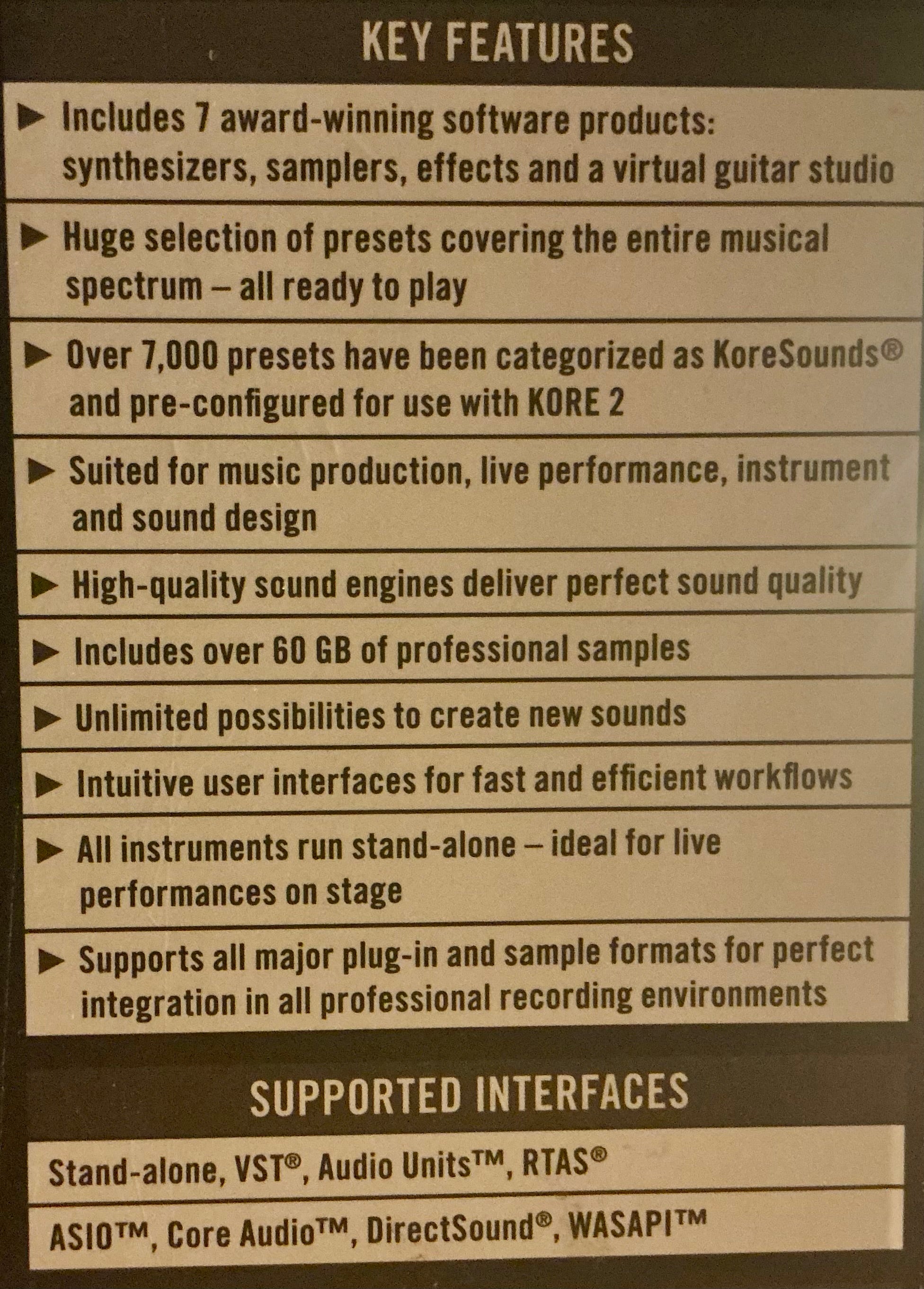 CD - Komplete 6 studiesoftware på CD-rom